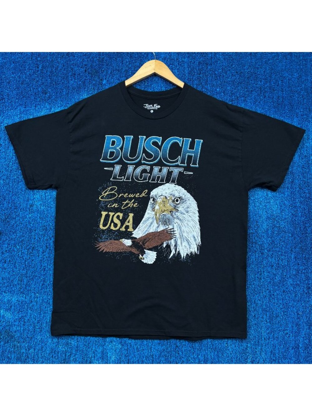 Busch Light Brewed in the USA Bald Eagle Oversized Tee L